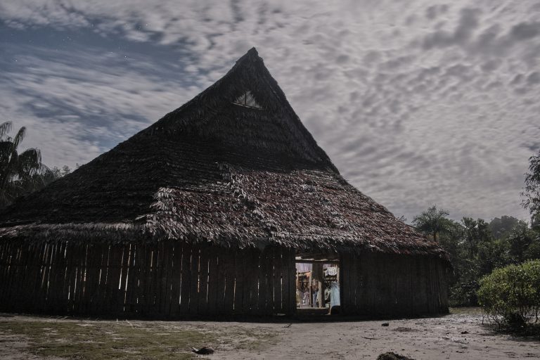 Maloca de la comunidad Bora-Muinane, Amazonas, Colombia